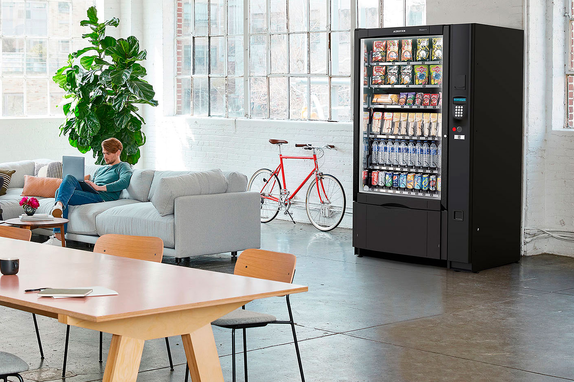 smart vending machine in office