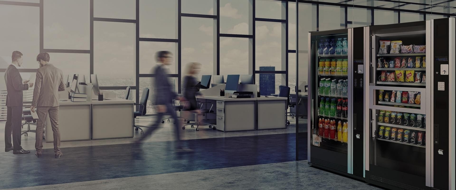 smart vending machine in the workplace